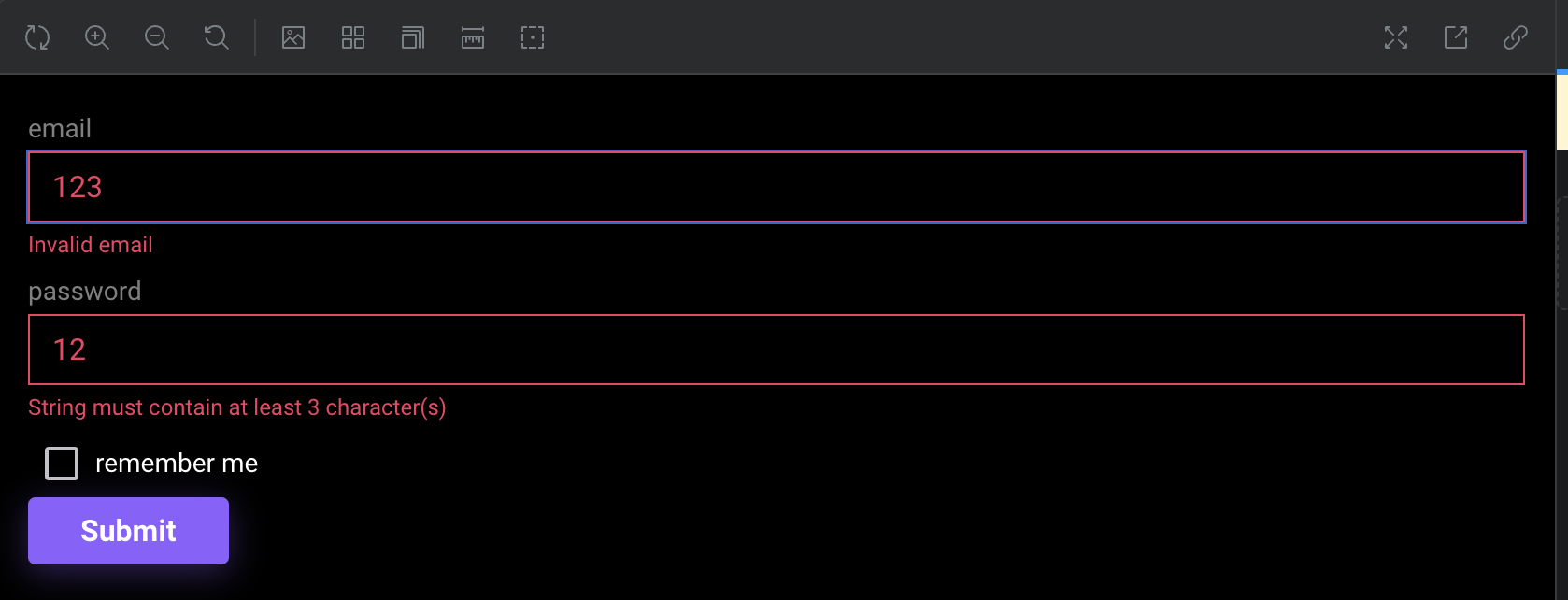 login-form-zod-validation-basic